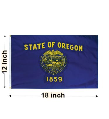 12"x18" Oregon Nylon Outdoor Flag